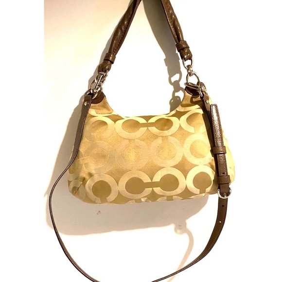 Coach vintage CC signature print canvas satchel handbag - Picture 2 of 8